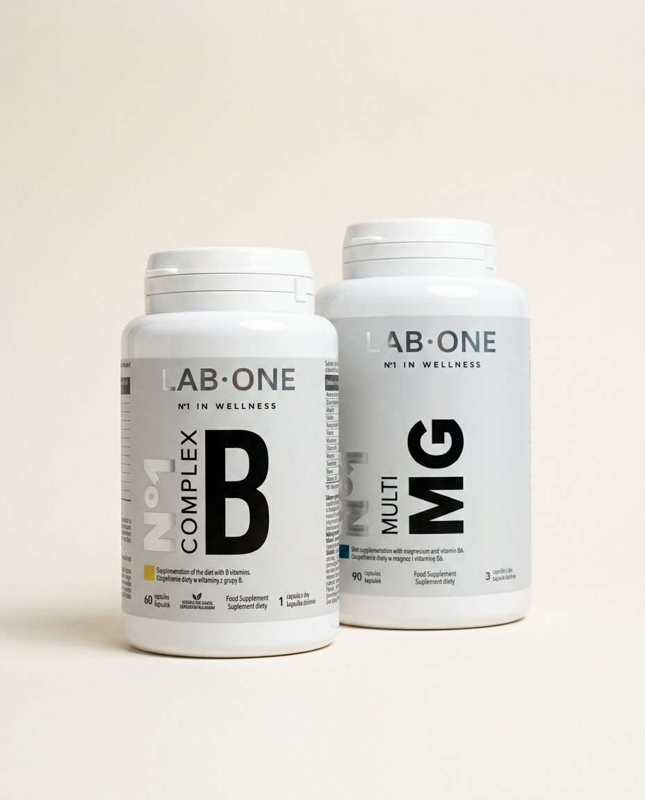 N°1 Complex B + N°1 Multi MG – witaminy z grupy B i 4 formy magnezu