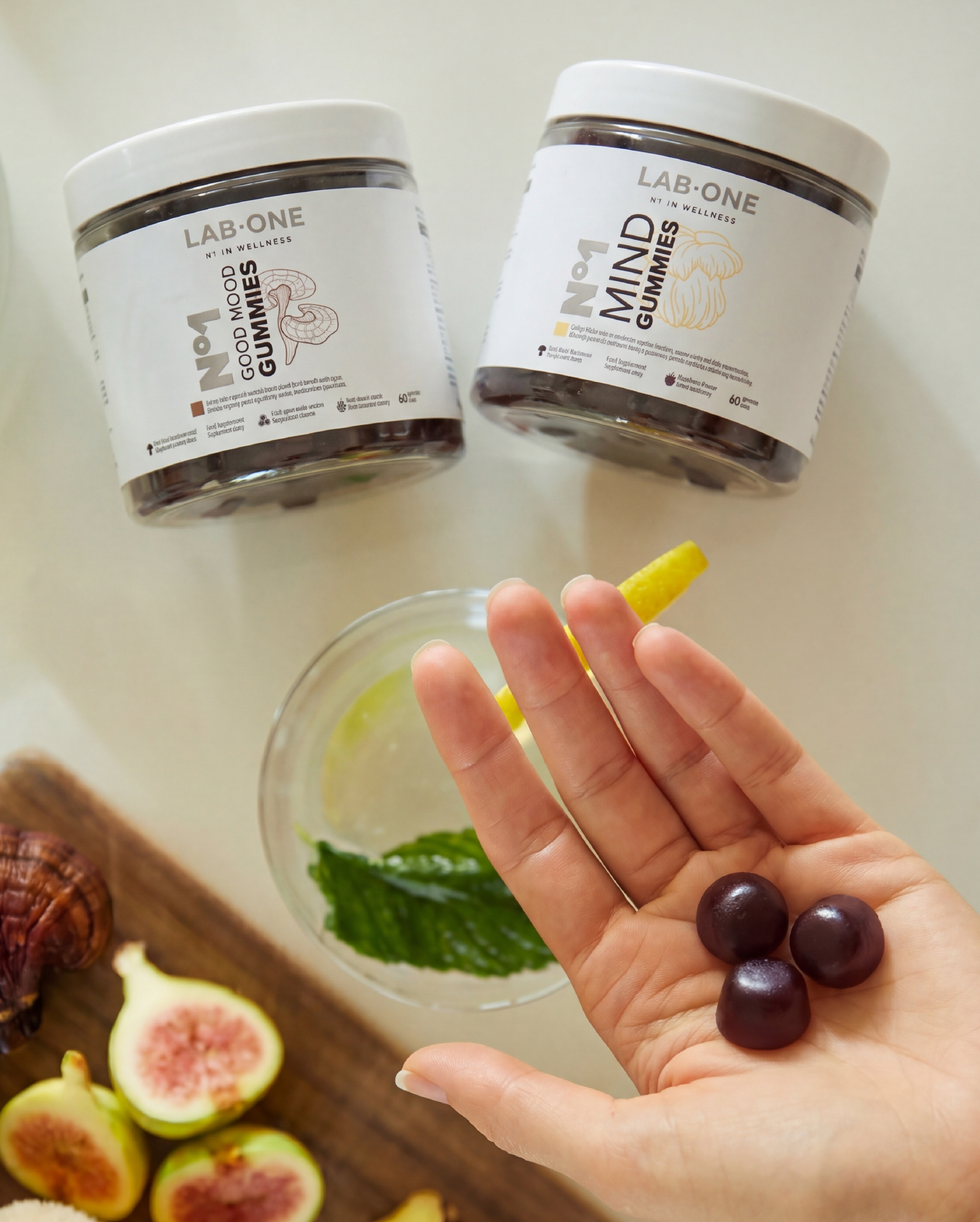 Mind &amp; Mood Duo żelki z reishi i soplówką
