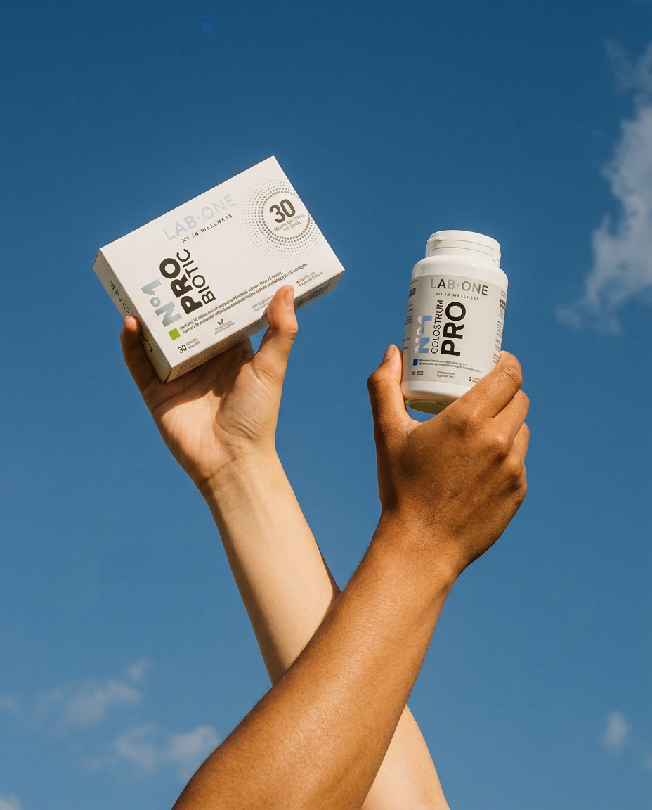 N°1 Colotstrum PRO + N°1 ProBiotic – siara bydlęca i 10 szczepów bakteryjnych