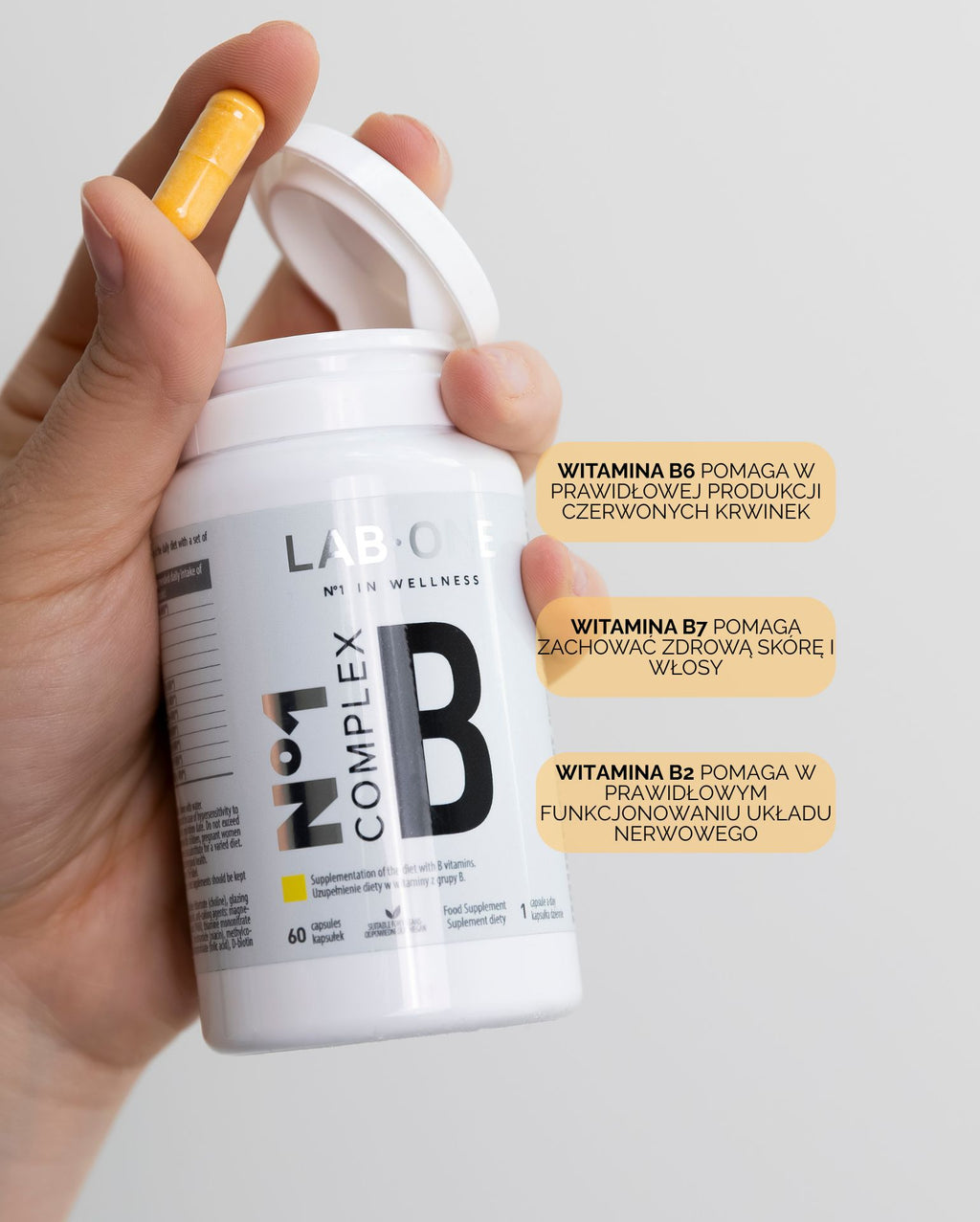 N°1 Complex B - witaminy z grupy B – Lab One