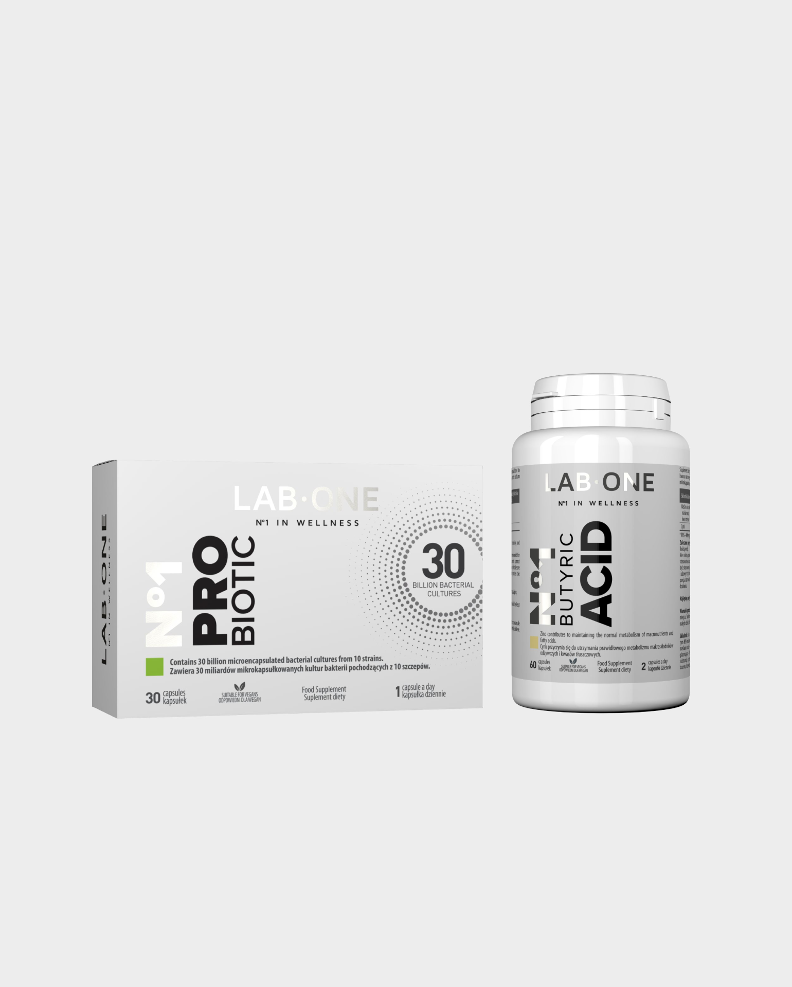 N°1 Butyric Acid + N°1 ProBiotic – maślan sodu i 10 szczepów bakteryjnych